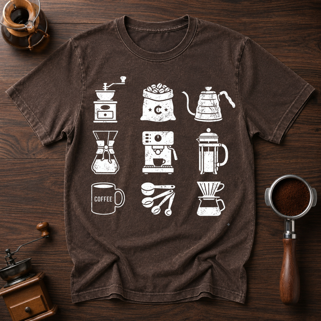 Coffee Objects Dyed T-shirt