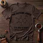 The Caffeine Junkie Dyed T-shirt
