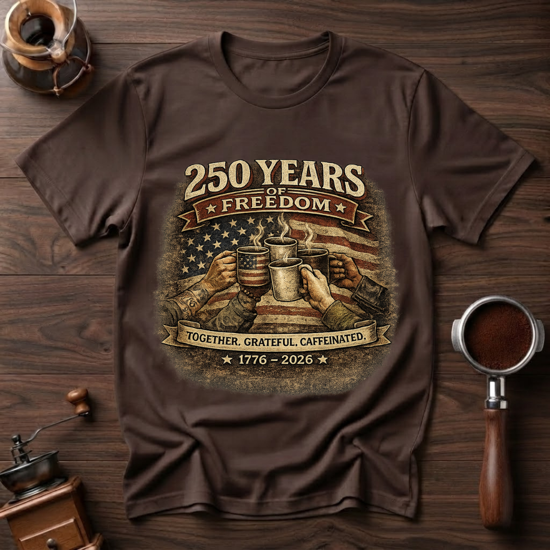 Together Grateful Caffeinated Dyed T-shirt