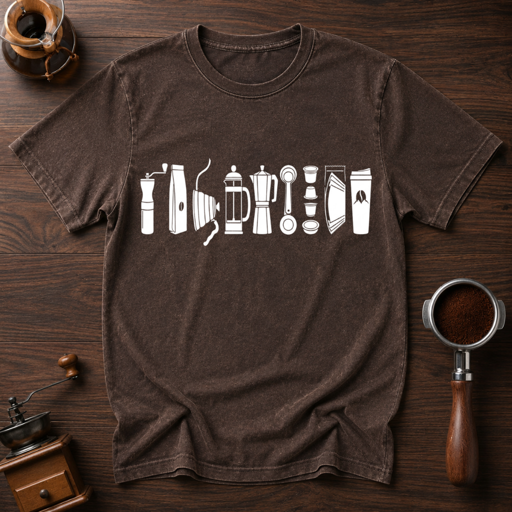 Coffee Essentials Dyed T-shirt