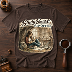 Study Smart Sip Often Dyed T-shirt