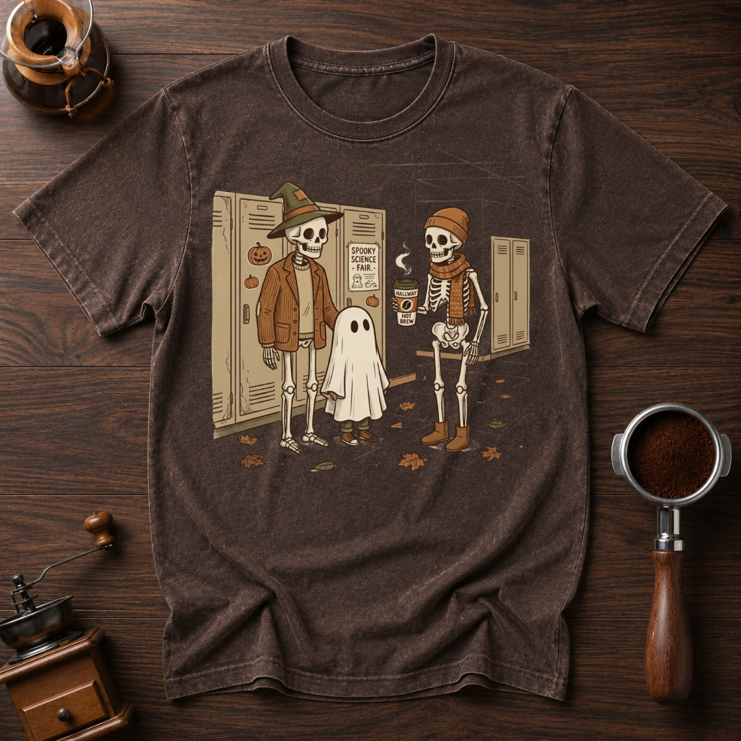 Spooky Science Fair Dyed T-shirt