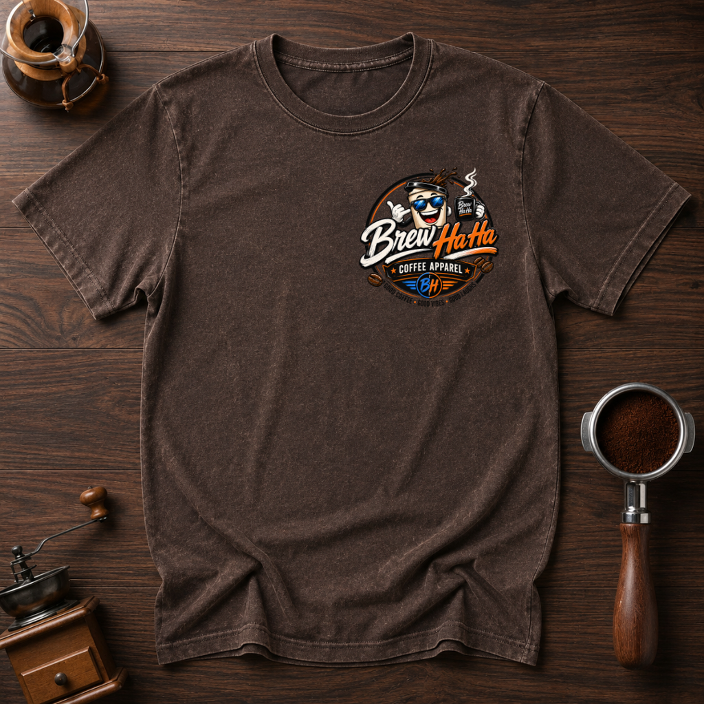 Brew HaHa Double Sided Logo Dyed T-shirt
