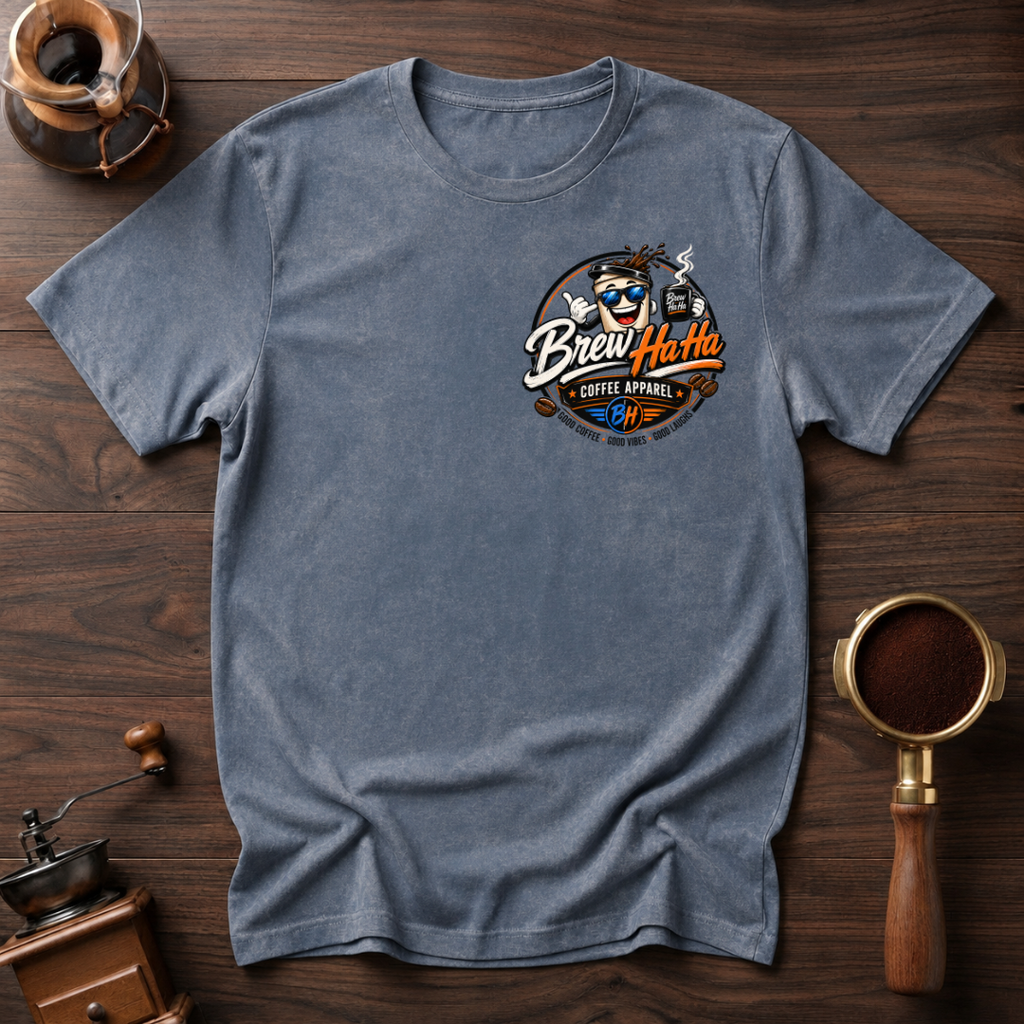 Brew HaHa Double Sided Logo Dyed T-shirt
