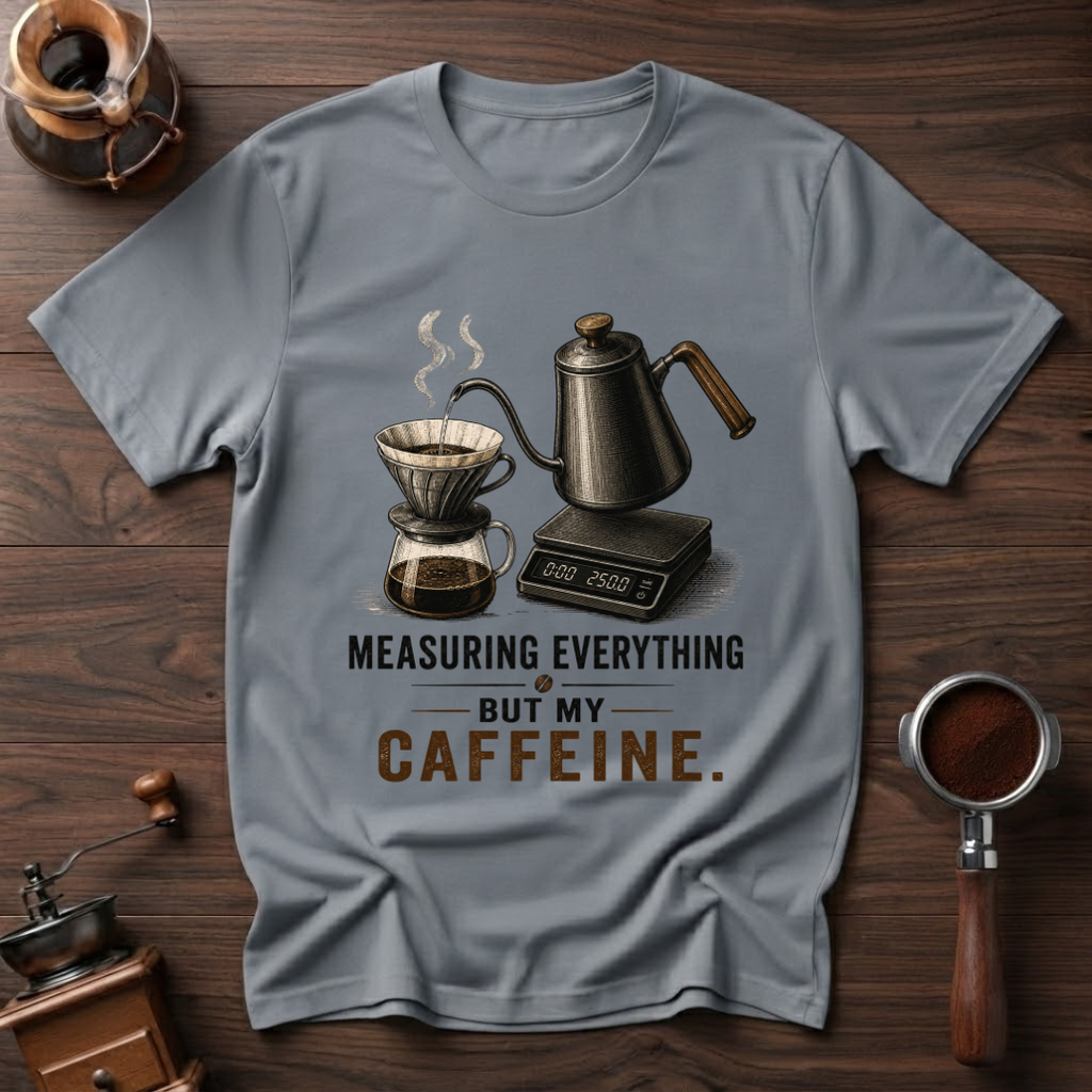 Not Measuring My Caffeine Dyed T-shirt