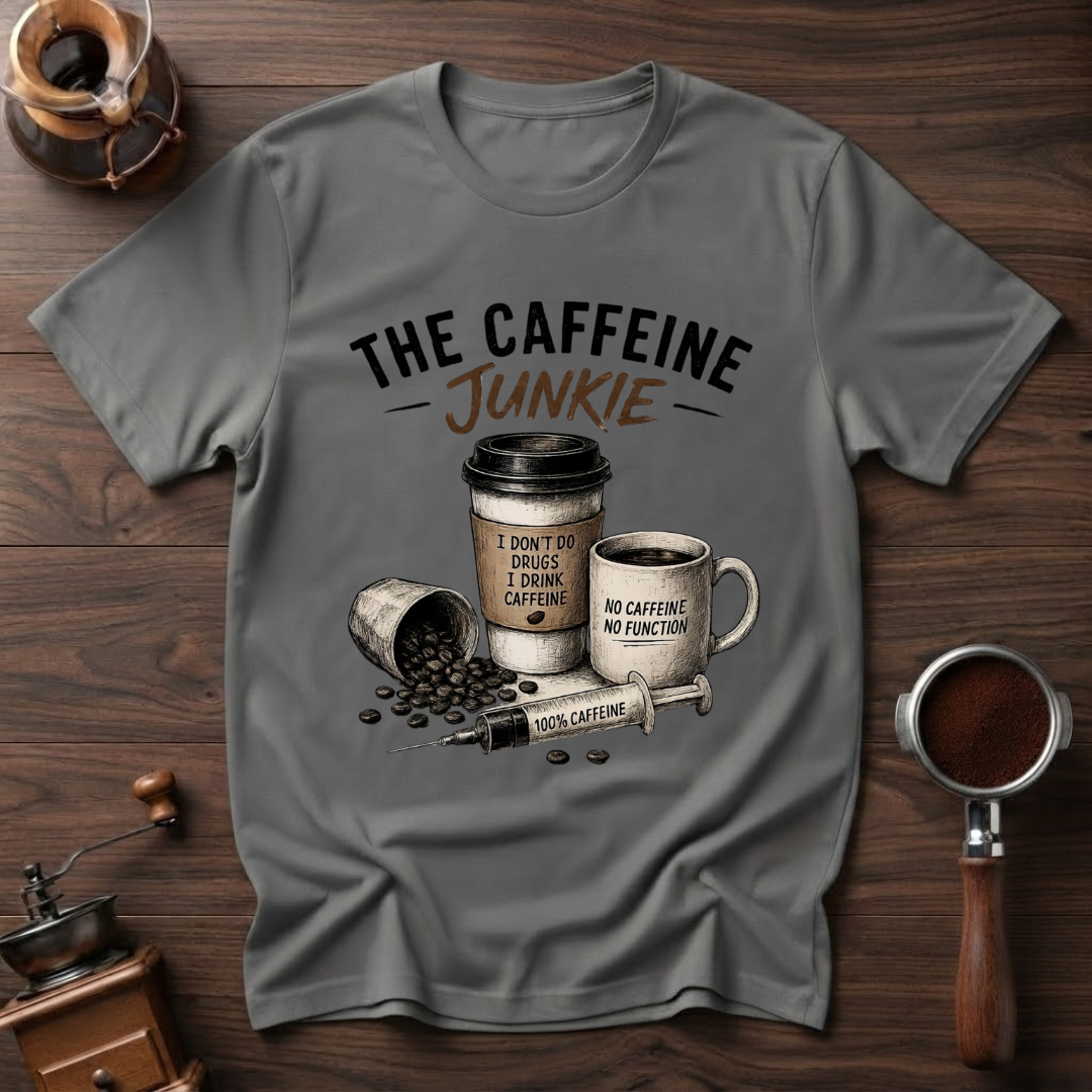 Caffeine is My Drug Dyed T-shirt