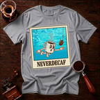 Neverdecaf Shirt, Funny 90s Grunge Coffee Tee, Retro Underwater Coffee Mug Shirt, Alt Rock Coffee Lover Gift, Garment Dyed T-Shirt