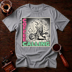 Coffee Calling Shirt, Funny Punk Rock Coffee Tee, Retro Punk Album Parody Shirt, Rock and Roll Coffee Lover Gift, Garment Dyed T-Shirt