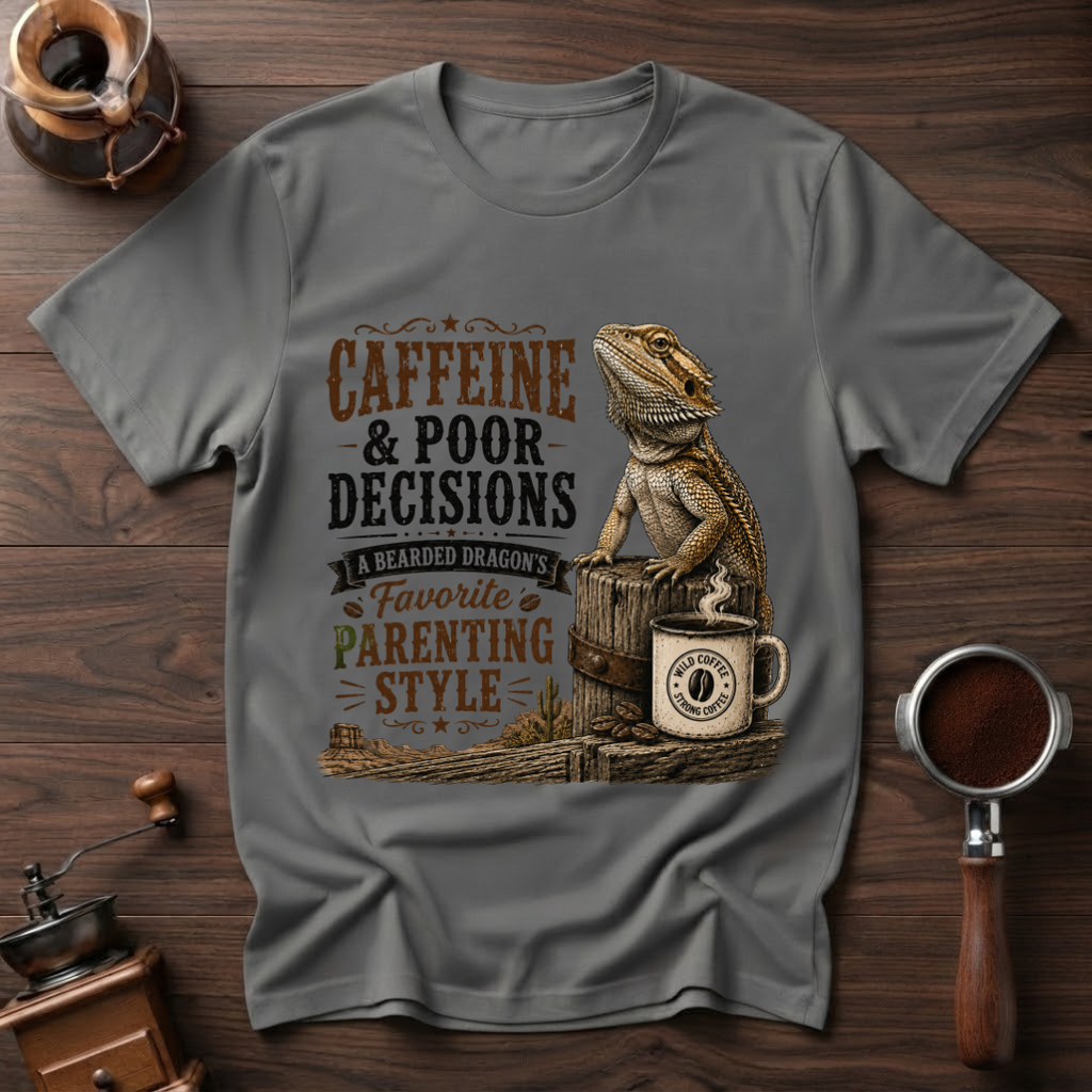 Beardie Parenting Style Dyed T-shirt