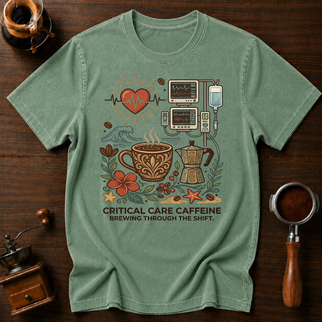 Critical Care Caffeine Dyed T-shirt