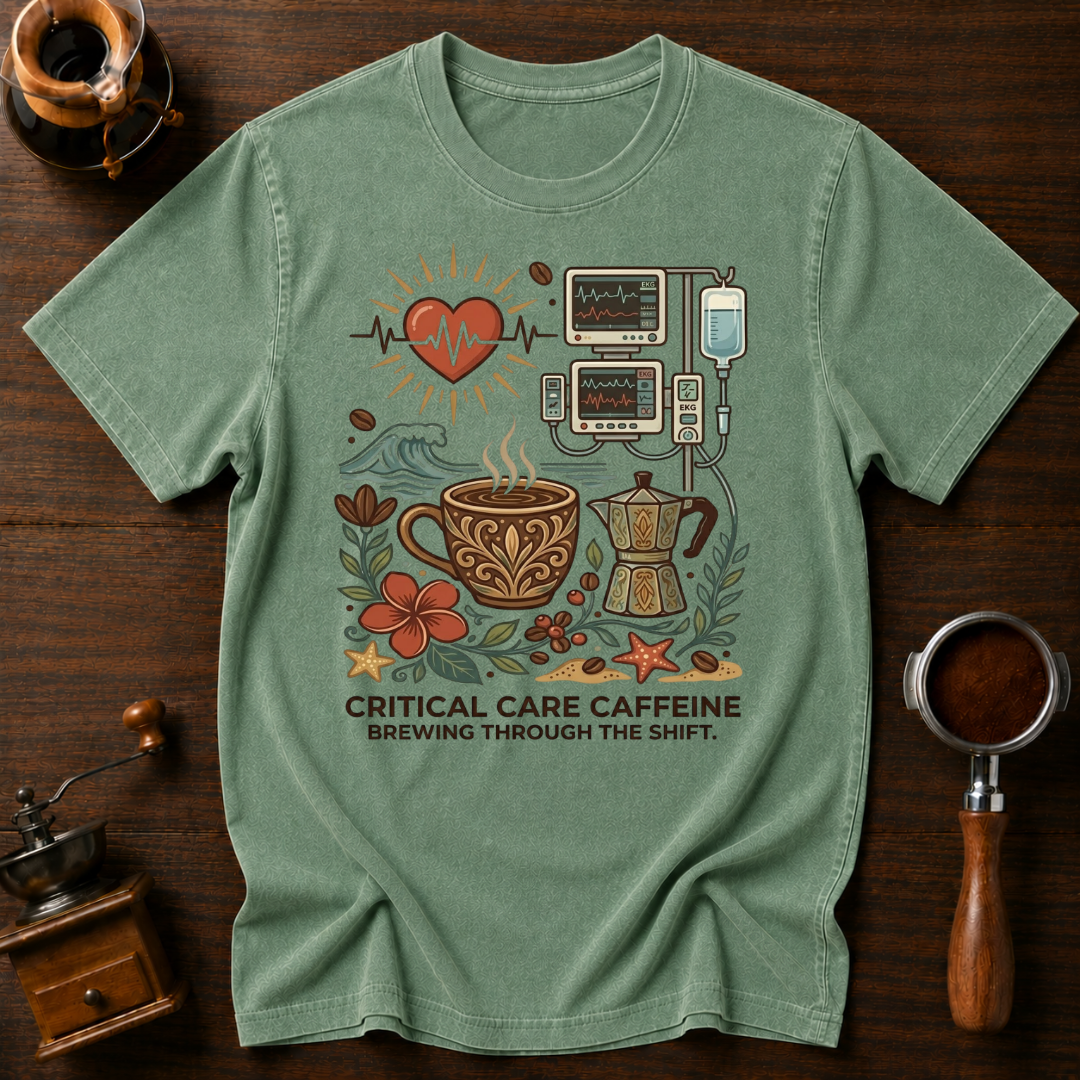 Critical Care Caffeine Dyed T-shirt