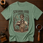 Screaming Good Coffee Dyed T-shirt