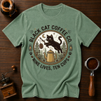 Black Cat Coffee Dyed T-shirt