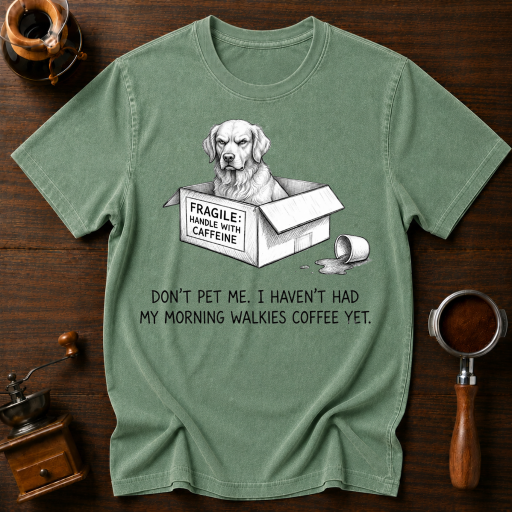 Coffee Walkies First Dyed T-shirt