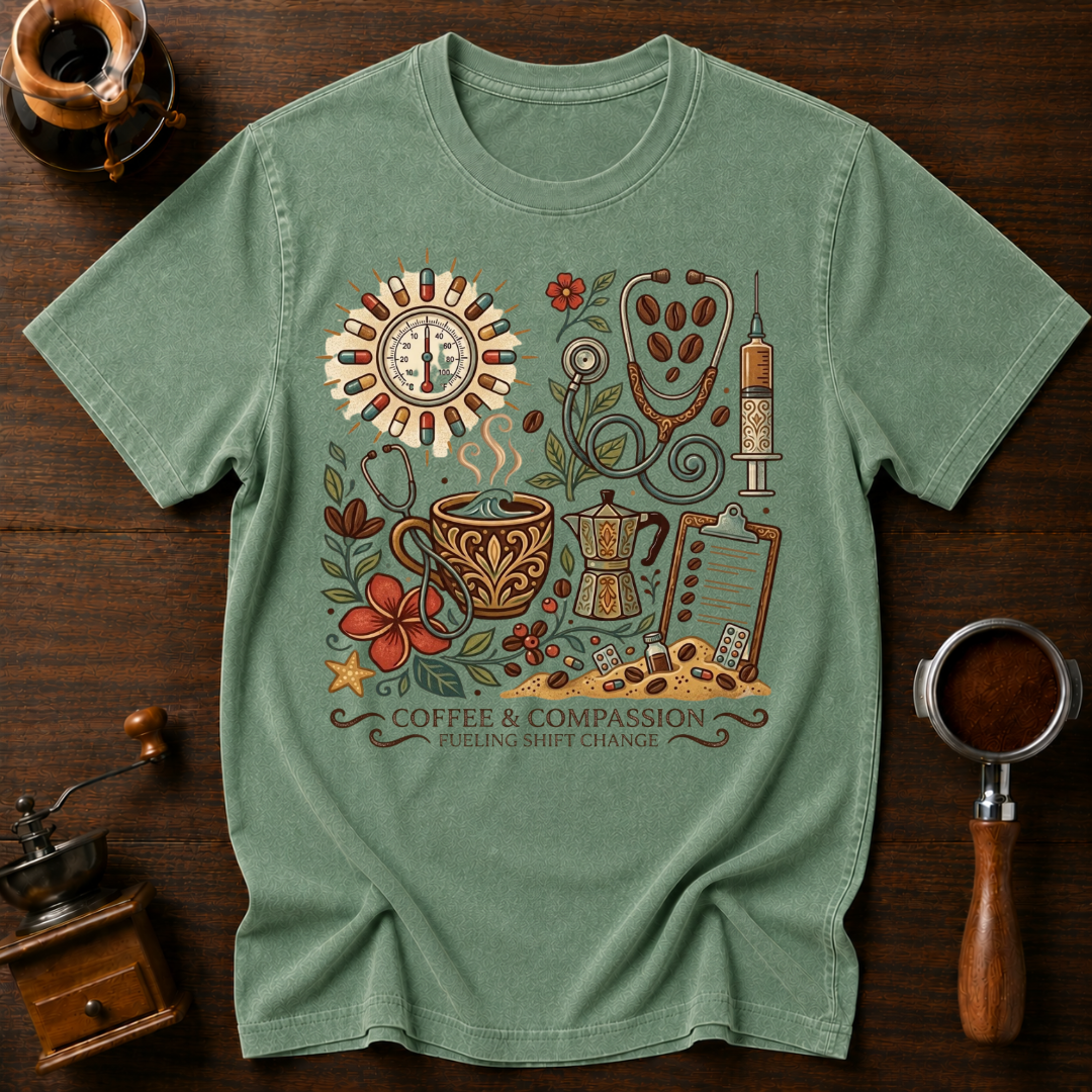 Coffee & Compassion Dyed T-shirt