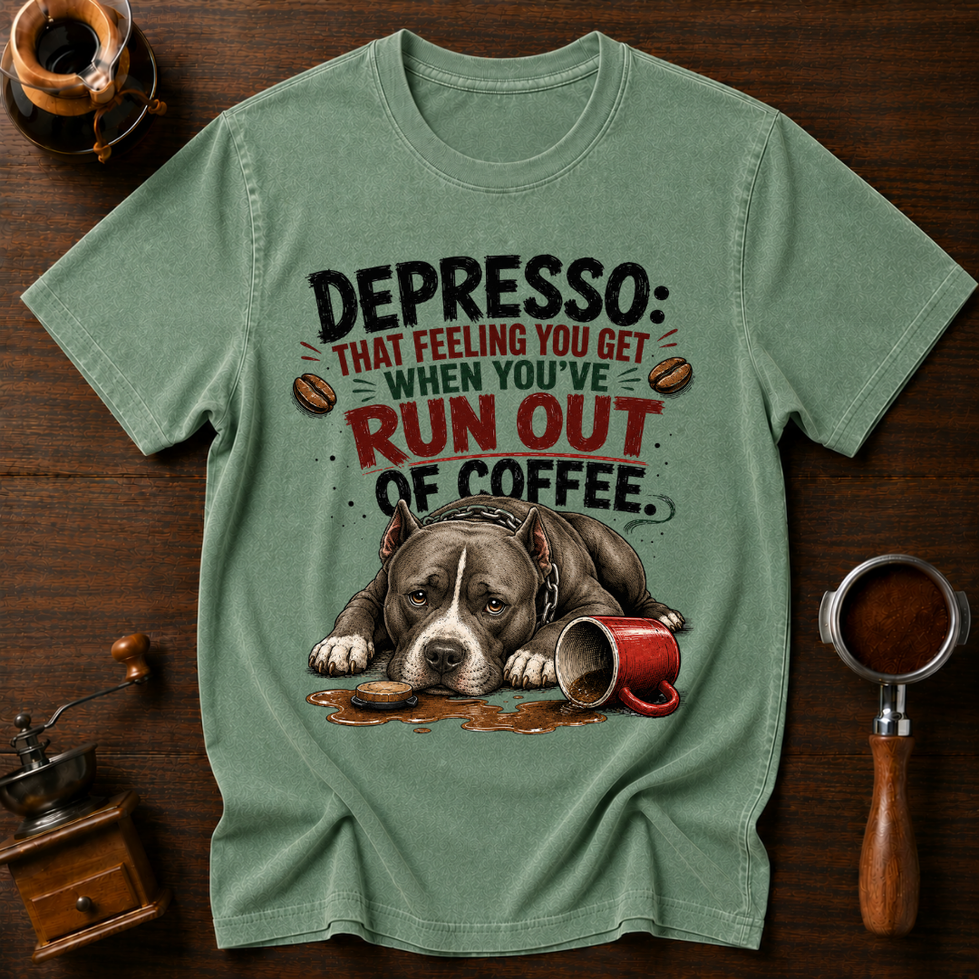 Depressed Pittie Dyed T-shirt