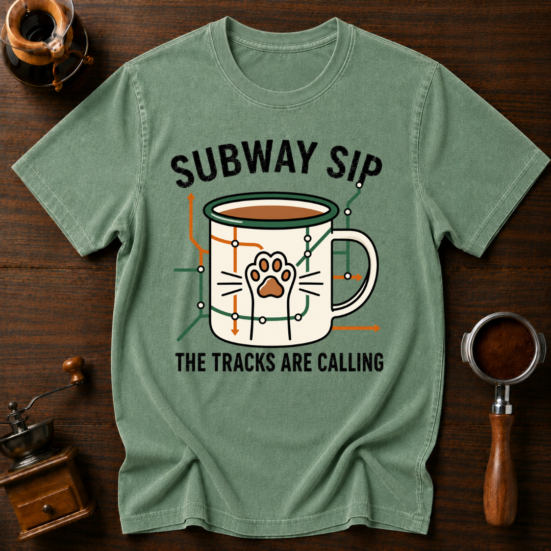 Subway Sip Dyed T-shirt