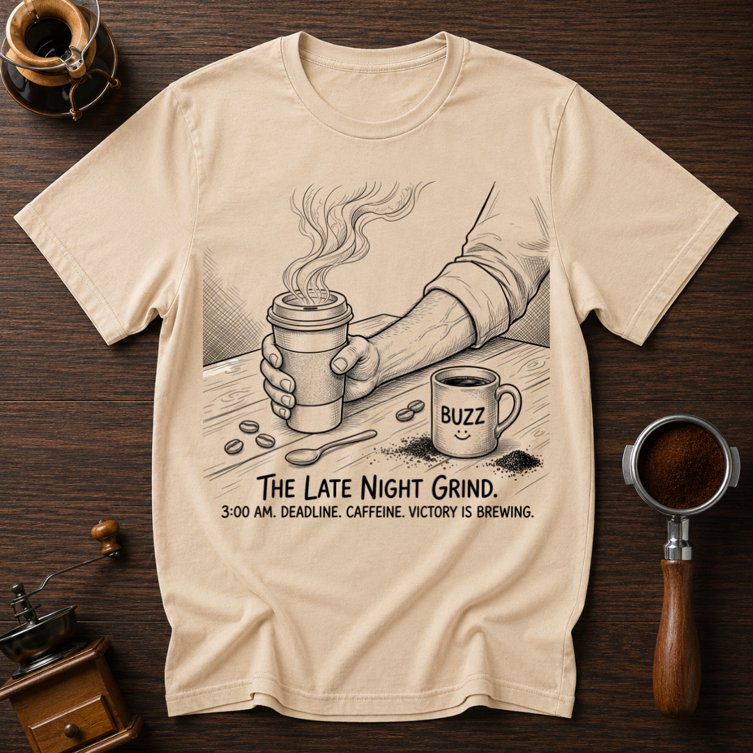 The Late-Night Grind Dyed T-shirt