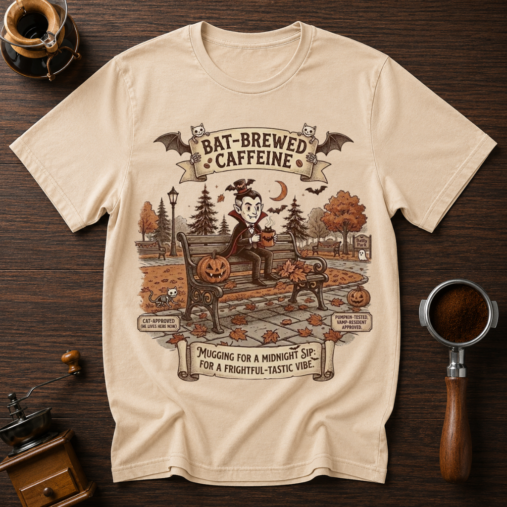 Mugging for a Sip Dyed T-shirt