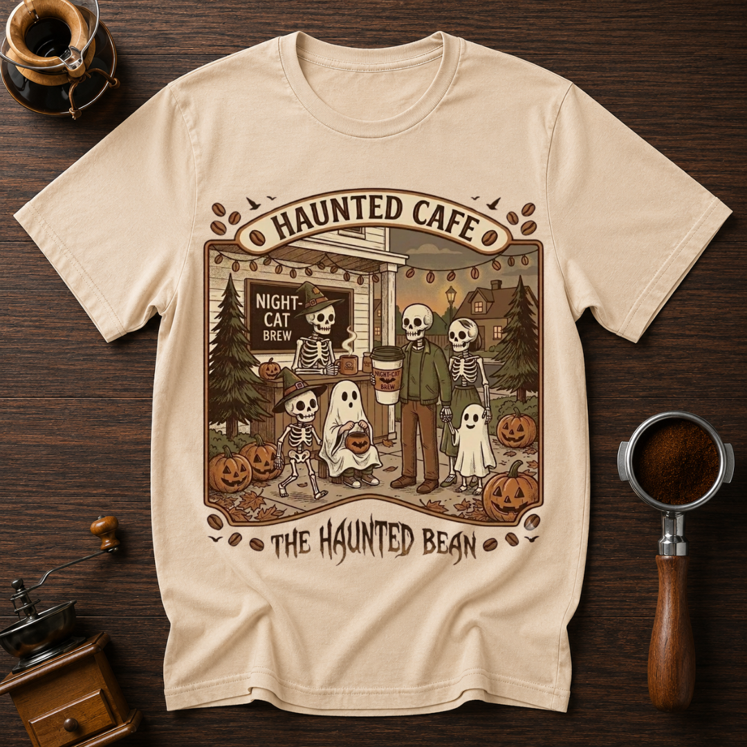 The Haunted Bean Cafe Dyed T-shirt