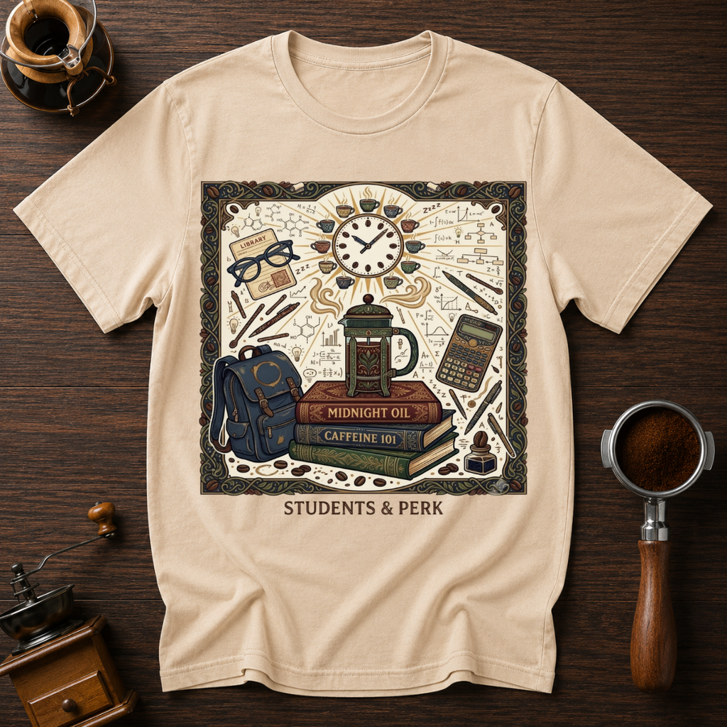 Caffeine 101 Dyed T-shirt