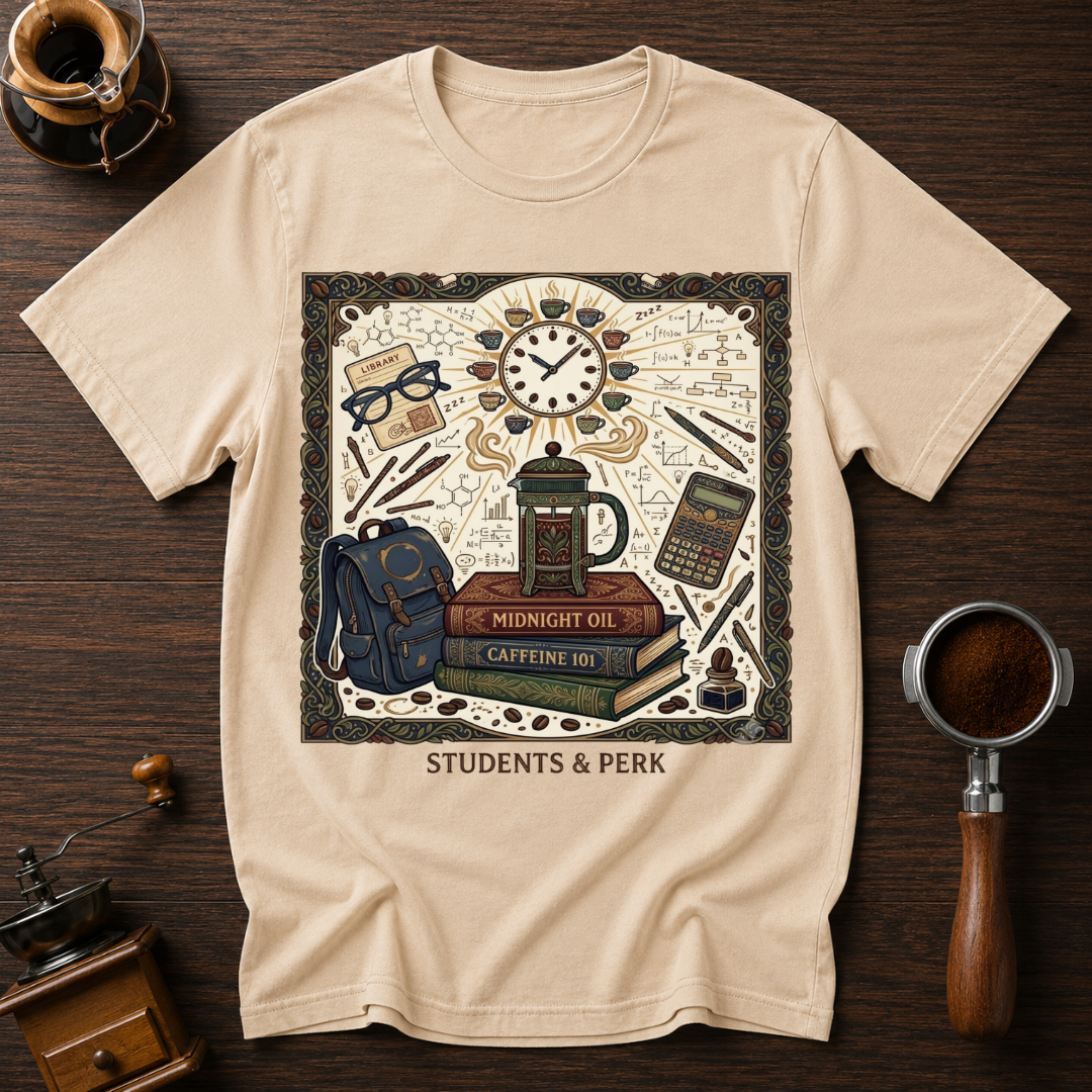 Caffeine 101 Dyed T-shirt
