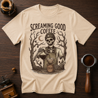 Screaming Good Coffee Dyed T-shirt