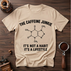 The Caffeine Junkie Dyed T-shirt