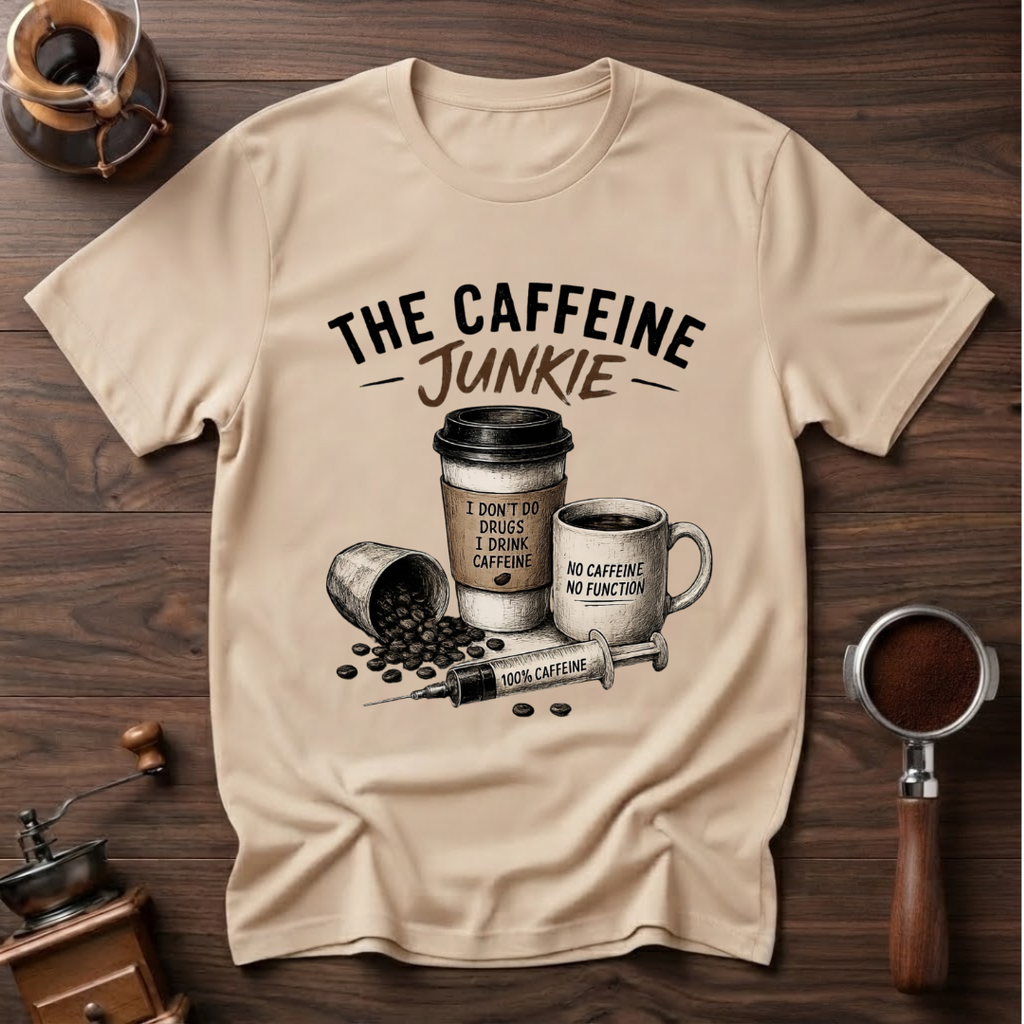 Caffeine is My Drug Dyed T-shirt