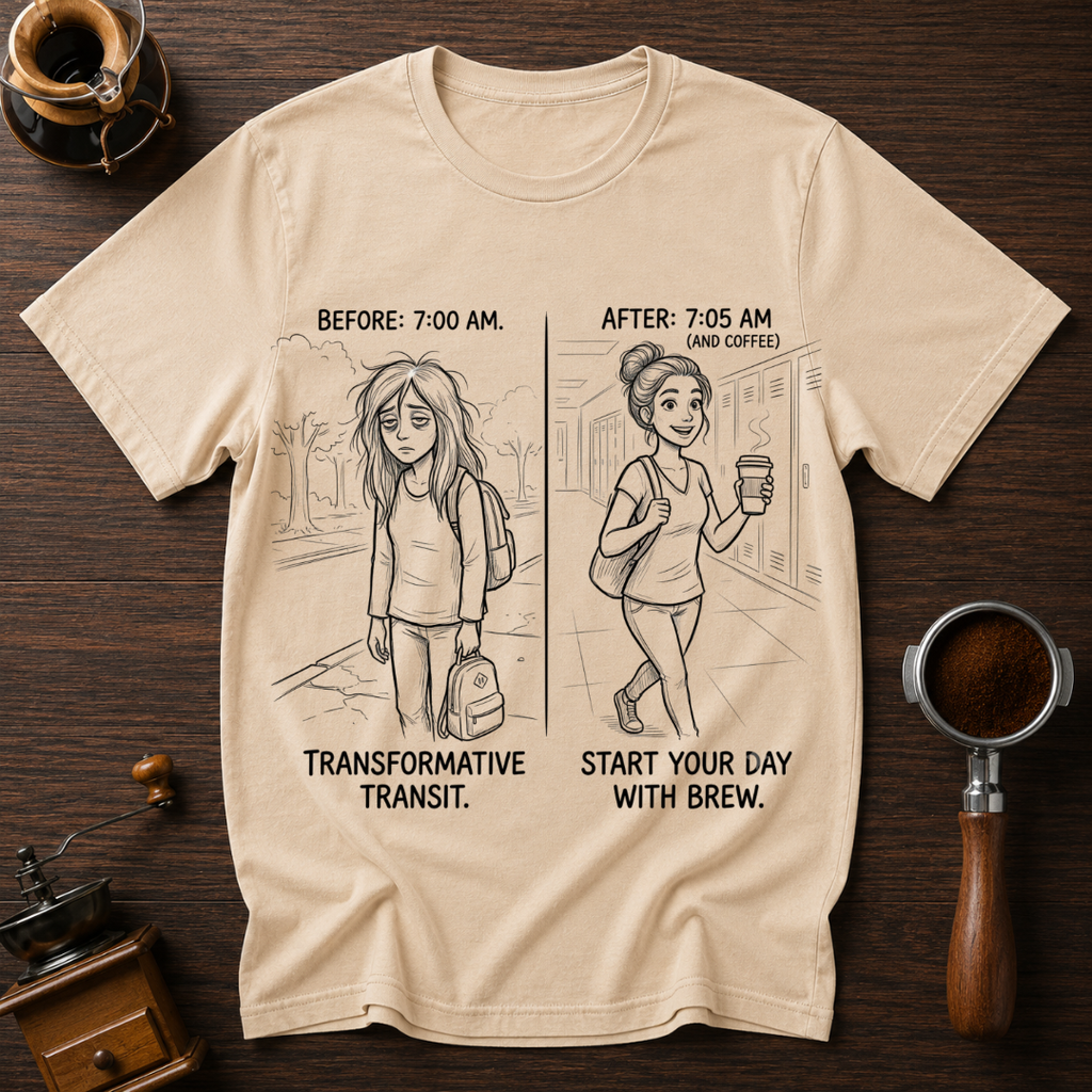 Before 7am & After Dyed T-shirt