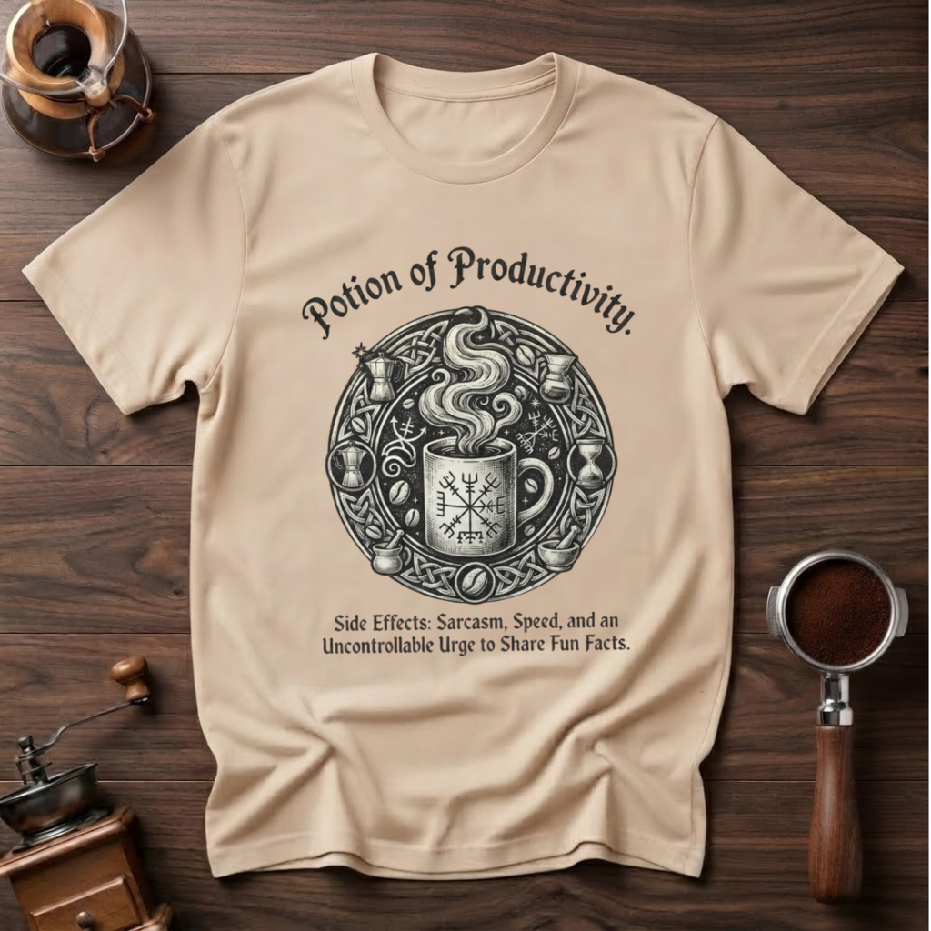 The Coffee Spell Dyed T-shirt