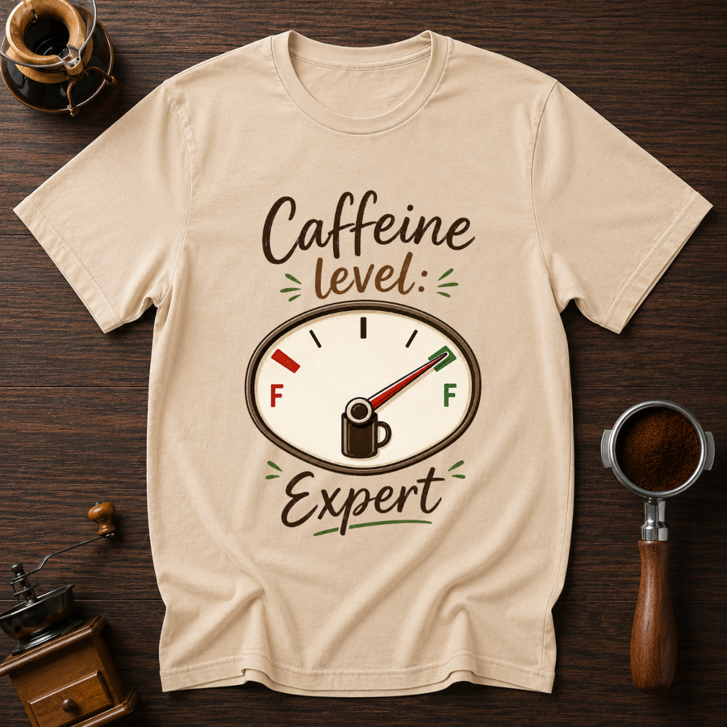 Coffee Level Expert Dyed T-shirt