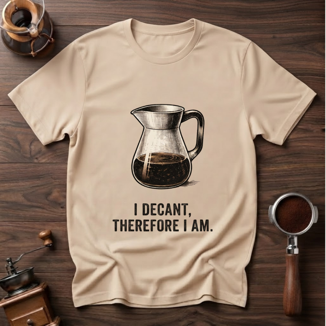 I Decant Therefore I Am Dyed T-shirt