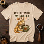 Coffee with my Scaley Bestie Dyed T-shirt