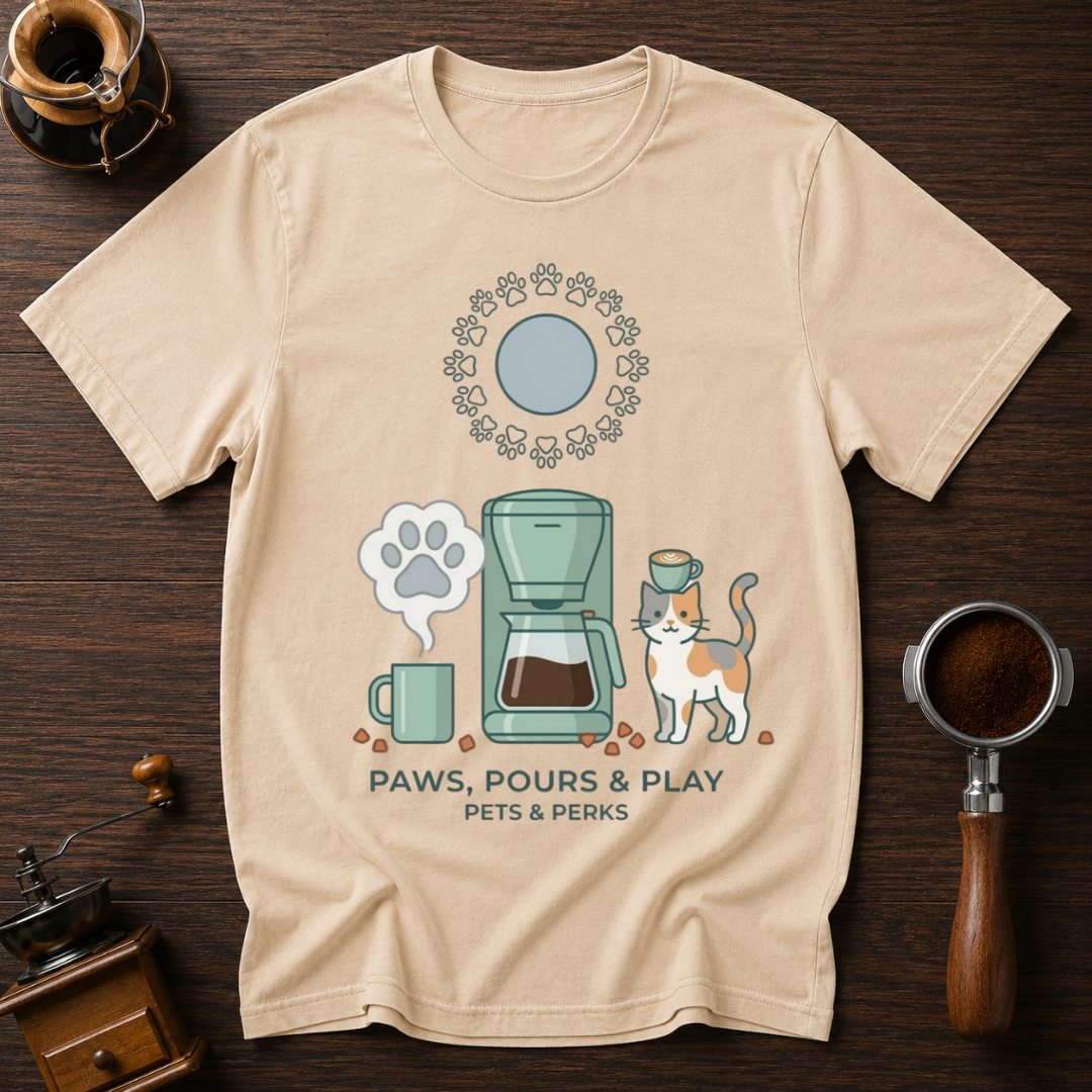Paws Pours & Play Dyed T-shirt