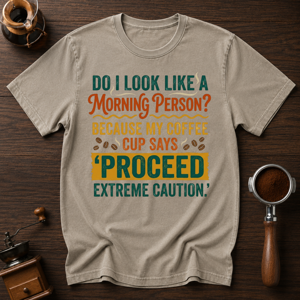 Proceed with Caution Dyed T-shirt