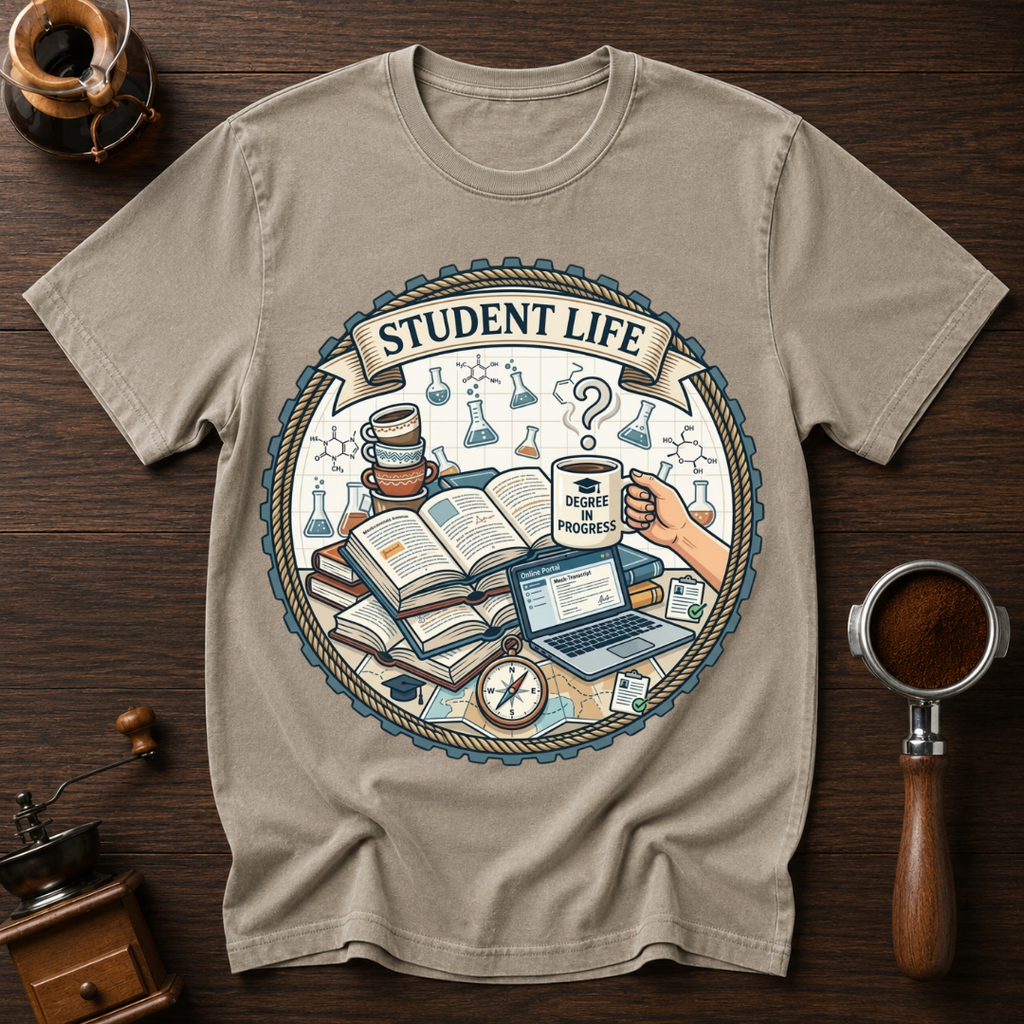Student Life Dyed T-shirt
