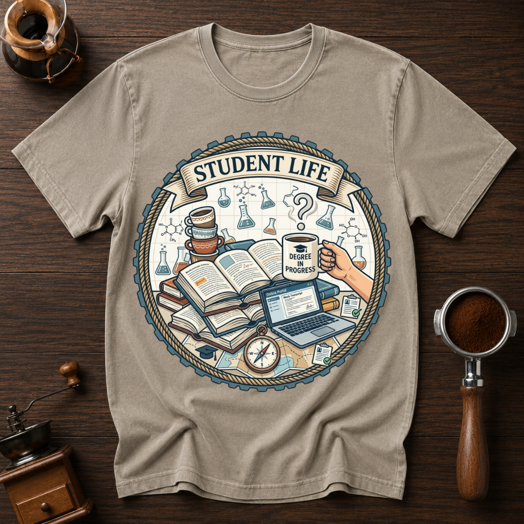 Student Life Dyed T-shirt