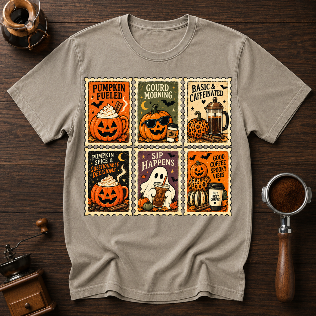 Pumpkin Fueled Dyed T-shirt