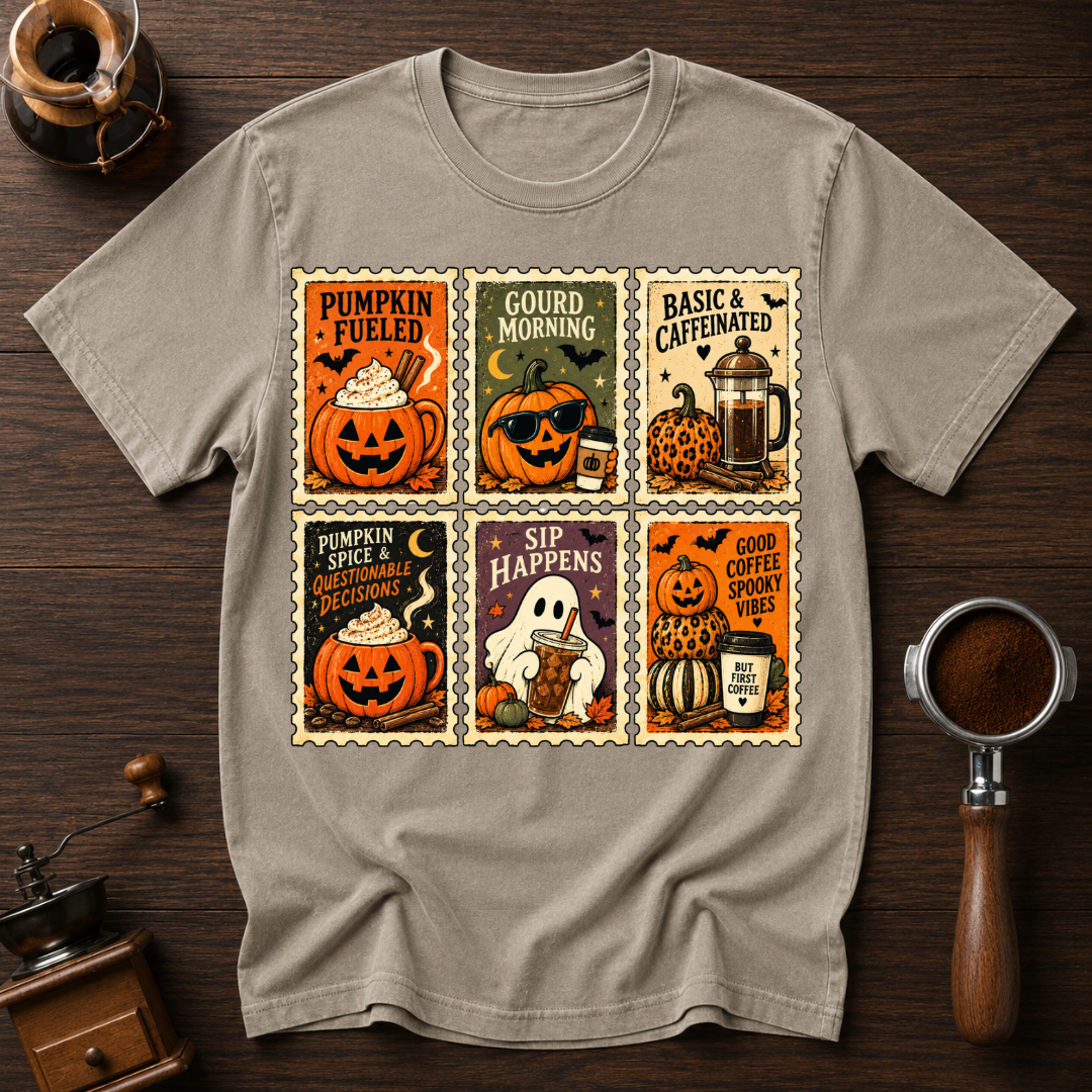 Pumpkin Fueled Dyed T-shirt