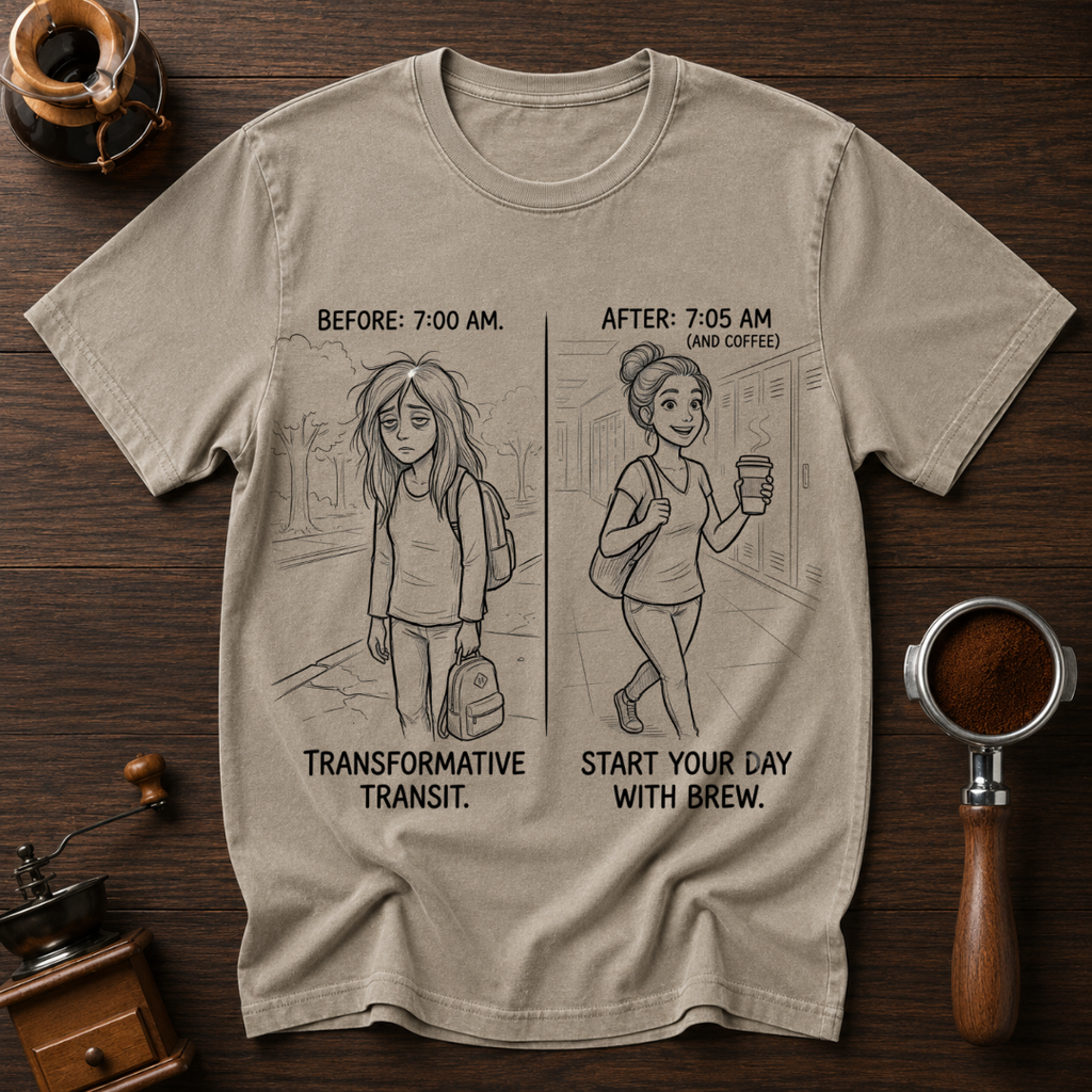 Before 7am & After Dyed T-shirt