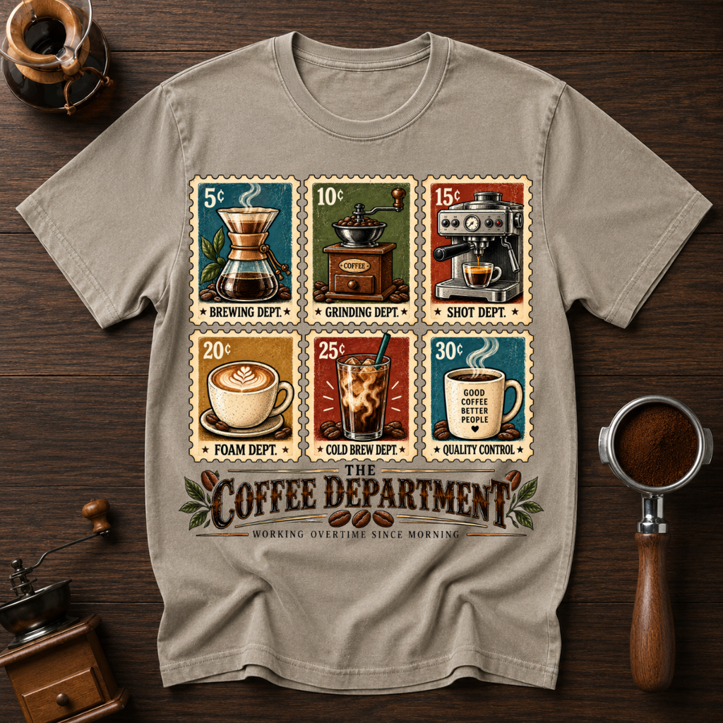 The Coffee Department-Dyed T-shirt
