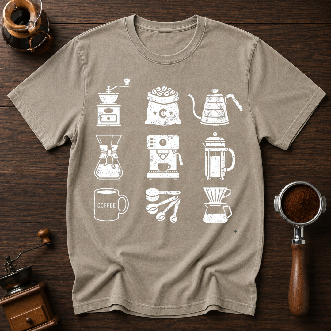 Coffee Objects Dyed T-shirt