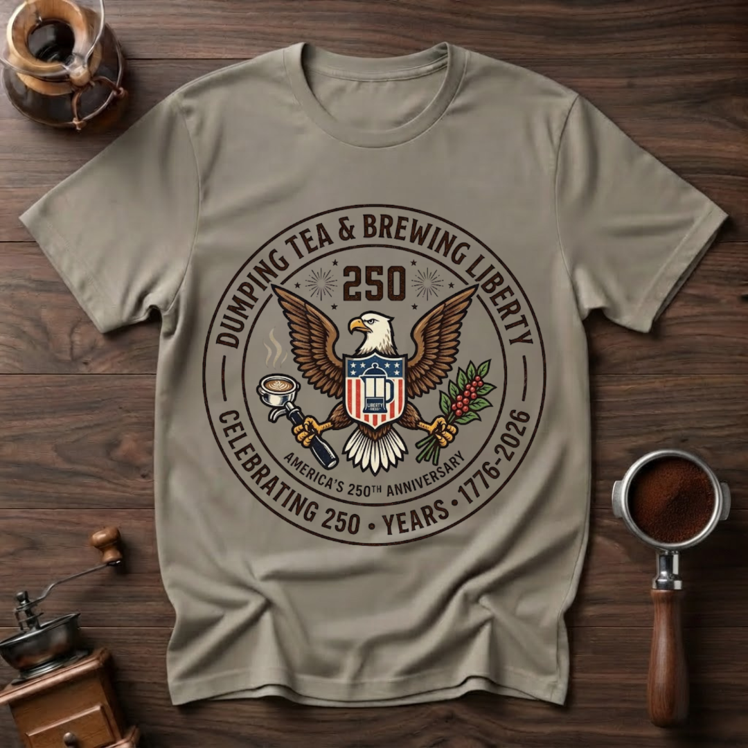Dumping Tea Brewing Liberty Dyed T-shirt