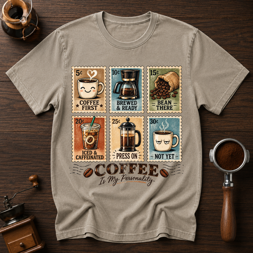 Coffee Is My Personality Dyed T-shirt