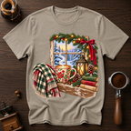 Coffee On Christmas Morning Dyed T-shirt