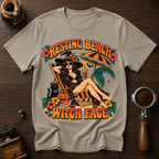 Resting Beach Witch Face Dyed T-shirt