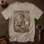 Screaming Good Coffee Dyed T-shirt