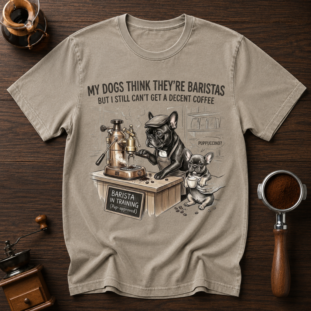 My Dawgs Think They're Baristas Dyed T-shirt