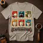 The Stages Of Caffeination Dyed T-shirt